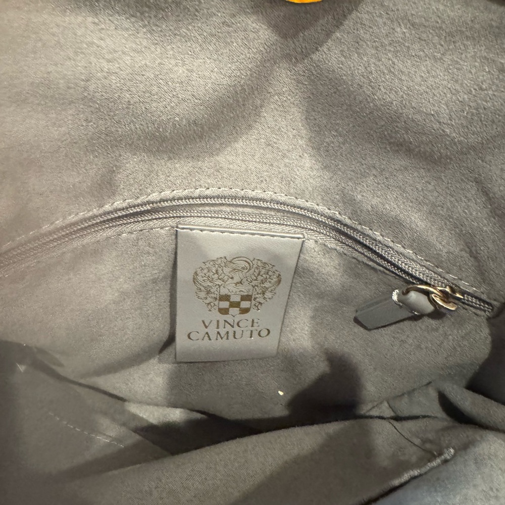 Vince Camuto Orange Leather Crossbody Bag - Picture 4 of 5